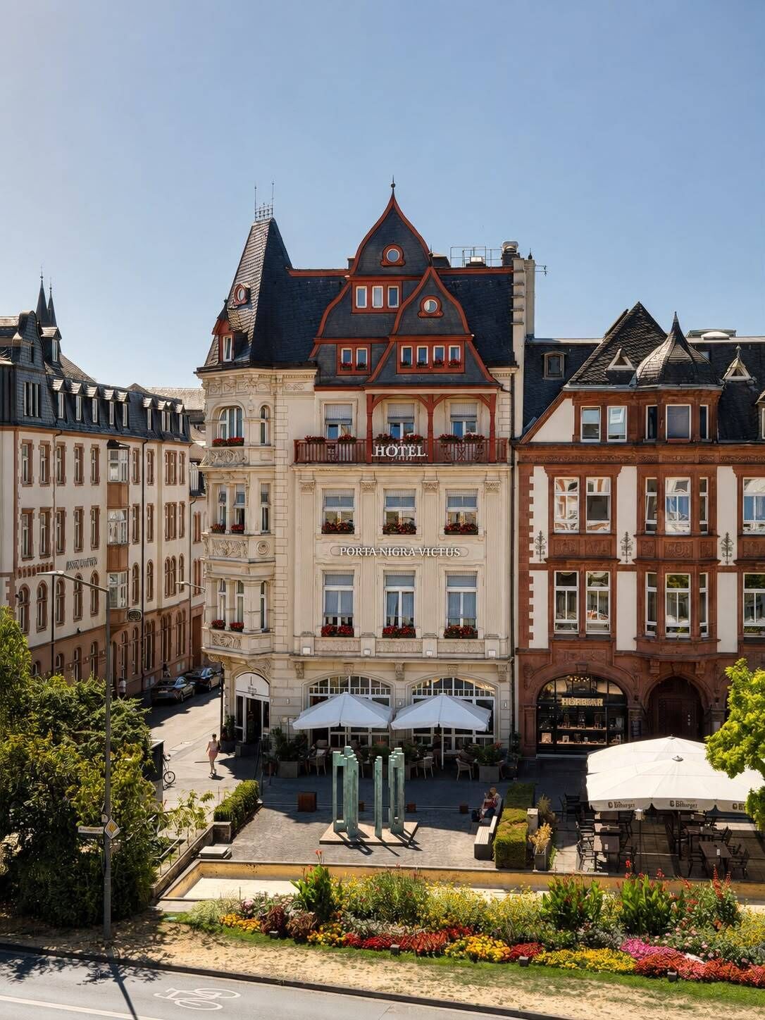 Façade de l’hébergement