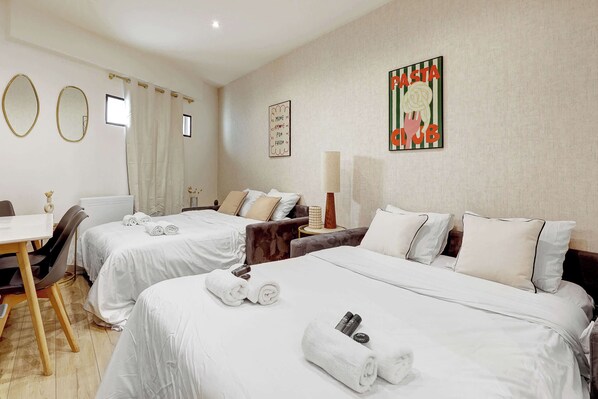 1 bedroom, iron/ironing board, travel crib, WiFi