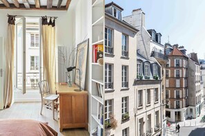 2 slaapkamers, een strijkplank/strijkijzer, wifi, beddengoed