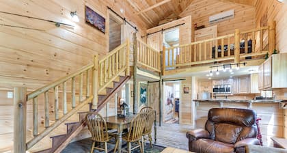 On-site Creek Access: Pet-friendly Cosby Cabin!