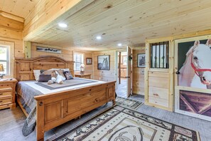House (1 Bedroom) | Interior - On-site Creek Access: Pet-friendly Cosby Cabin! (Cosby)