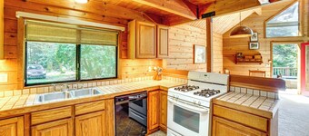 Hot Tub, 1 Mi to Beach: 12-acre Fort Bragg Cabin!