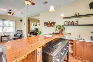 House (2 Bedrooms) | Interior - 1 Block to Crescent Lake: Charming Home w/ Porch! (Crescent City)