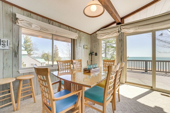 Cottage (3 Bedrooms) | Interior - Private Beach: Waterfront Home on Lake Huron! (Greenbush)