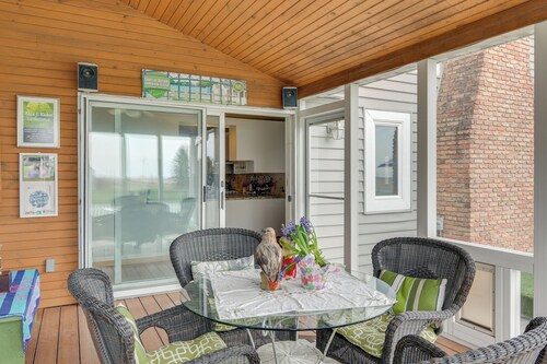 Tennis Court & Deck: Pet-friendly Charles City Gem