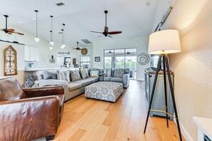 House (2 Bedrooms) | Interior - Heated Pool w/ Canal Views: Port Charlotte Home (Port Charlotte)