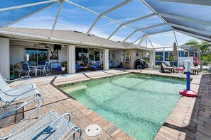 House (2 Bedrooms) | Interior - Heated Pool w/ Canal Views: Port Charlotte Home (Port Charlotte)