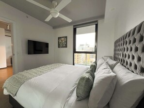 1 bedroom, iron/ironing board, Internet, bed sheets