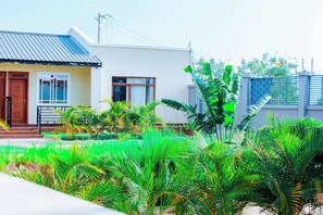 Front of property – evening/night