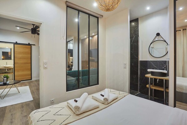 1 Schlafzimmer, Bügeleisen/Bügelbrett, WLAN, Bettwäsche