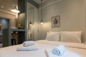 1 habitación, escritorio, wifi y ropa de cama 