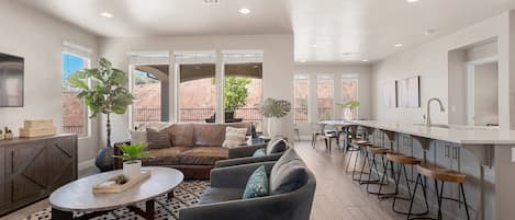 Townhome, 4 Bedrooms | Living area | Smart TV