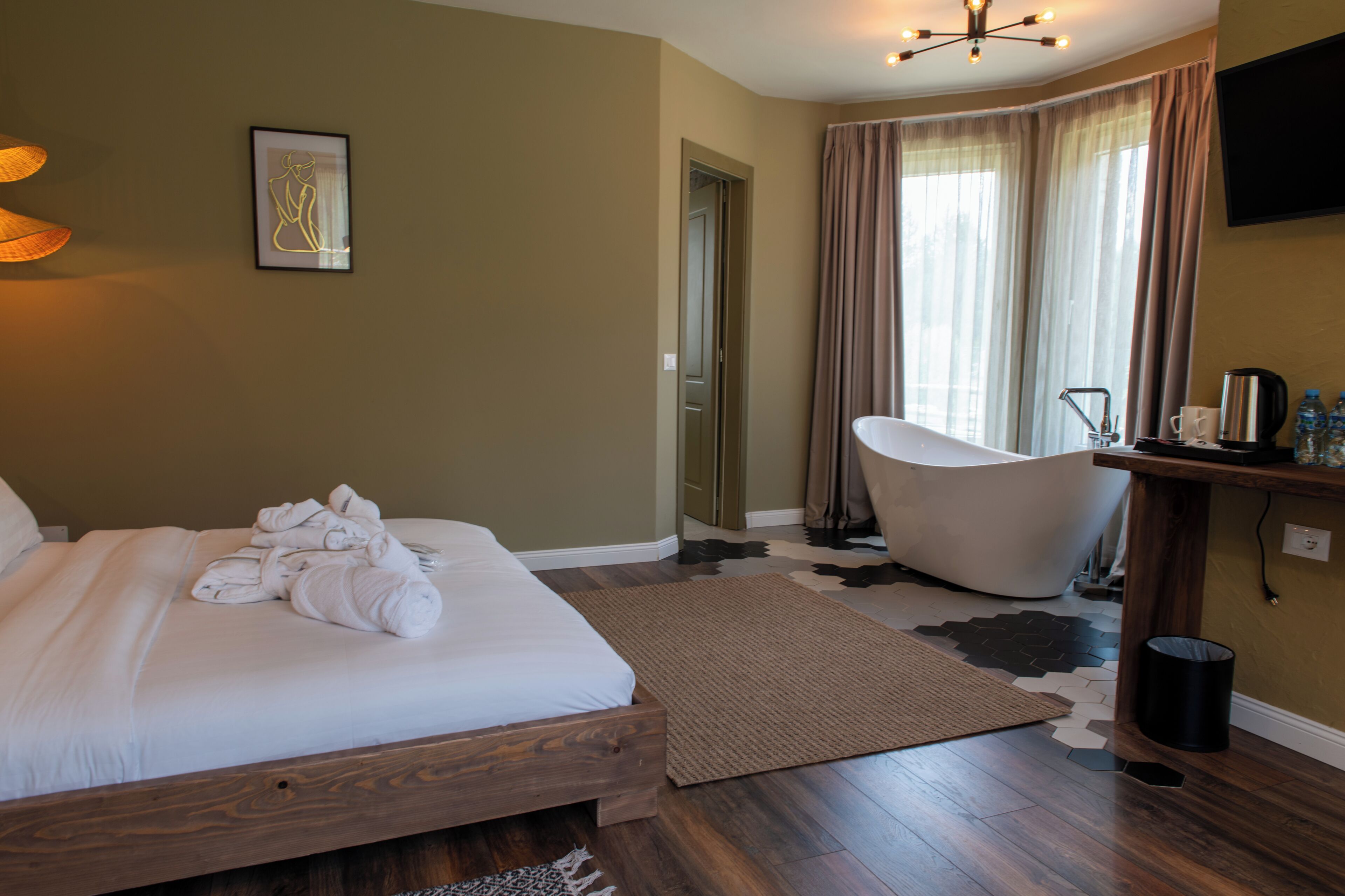Superior-Doppelzimmer, Gartenblick