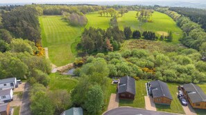 Hytte - udsigt til golfbane | Udsigt til golfbane
