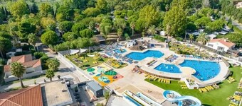 ZEcamping 3* animé piscine chauffée locatif TV BBQ clim 36m2 6 pers