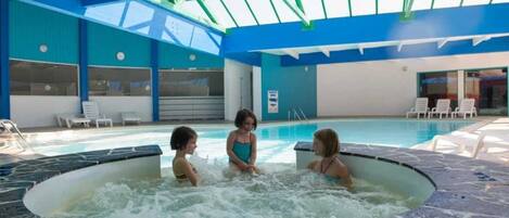 Indoor pool, a heated pool