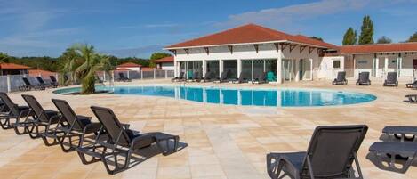 Indoor pool, a heated pool