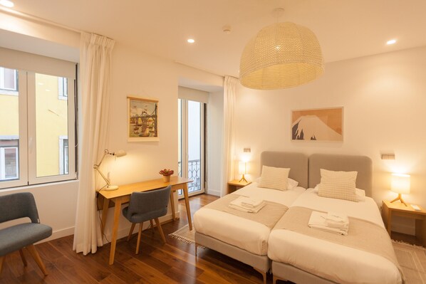 2 bedrooms, iron/ironing board, free WiFi, bed sheets