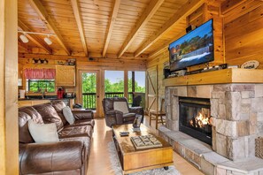 Smart-TV, Kamin, Videospiele