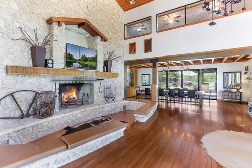 The Hill Country River Retreat in Hunt, Sleep 32