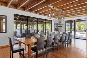 Dining - The Hill Country River Retreat in Hunt, Sleep 32 (Hunt)
