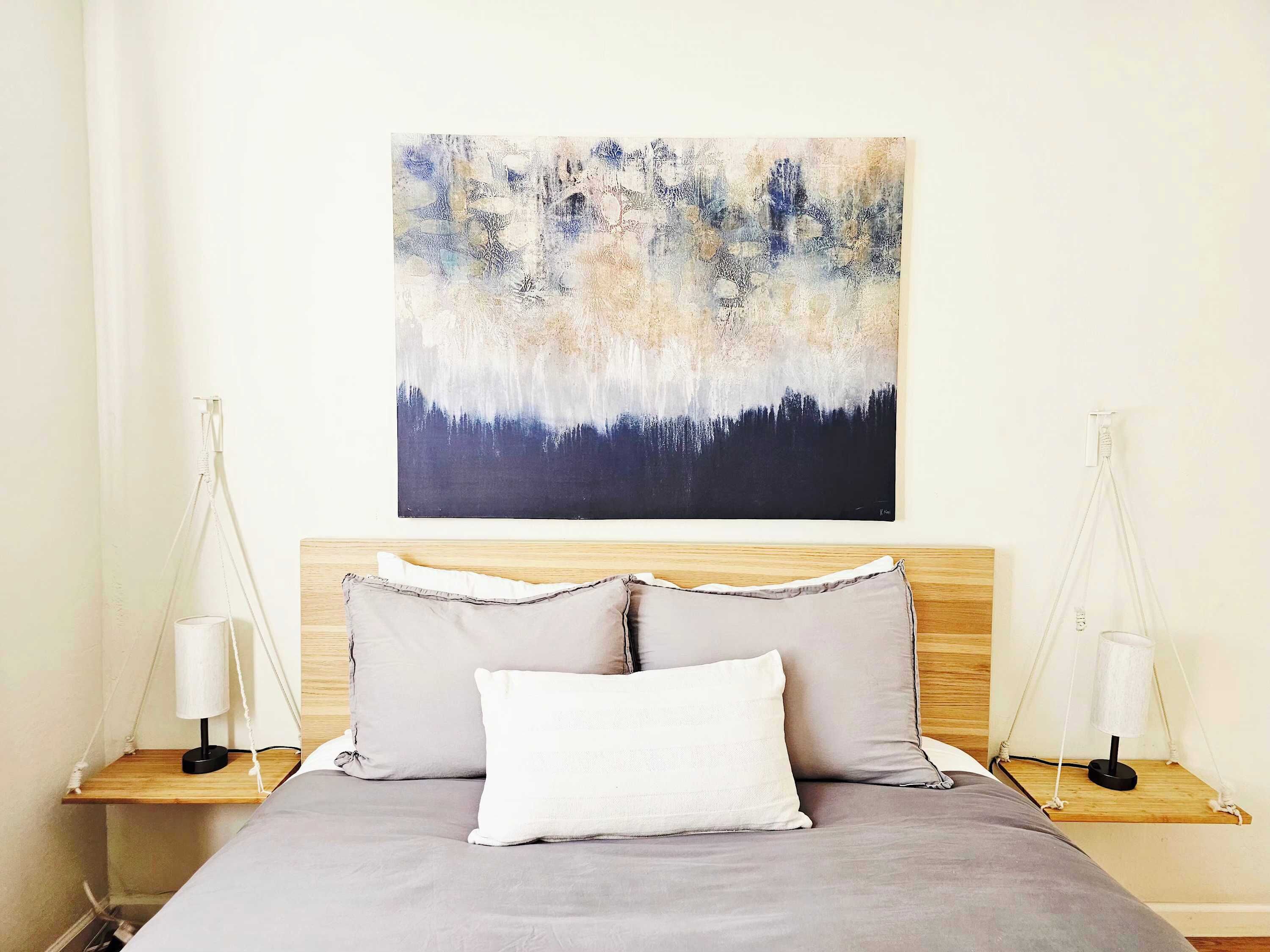 2 bedrooms, iron/ironing board, travel crib, WiFi