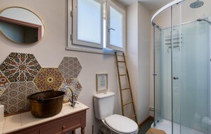 Een douche, een haardroger