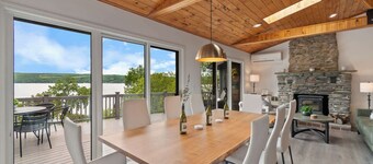 Lakeview, Spa, Firepit, BBQ, Fireplace + Speakeasy