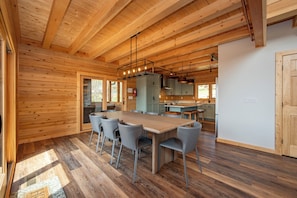 Dining - Spacious Lodge w/ Hot Tub, Fire Pit & Games (Swanton)