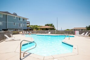 Pool - Dunes & Drives: 2 Community Pools, Tree-lined Street, Close to Ocean (Oak Island)