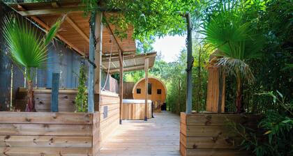 Mas provençal avec spa sauna piscine au milieu de la nature et proche des plages