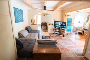 TV, table football, books