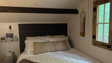 1 makuuhuone, vuodevaatteet