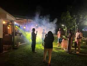 Outdoor wedding area - Thomasz Lodge (Kandy)