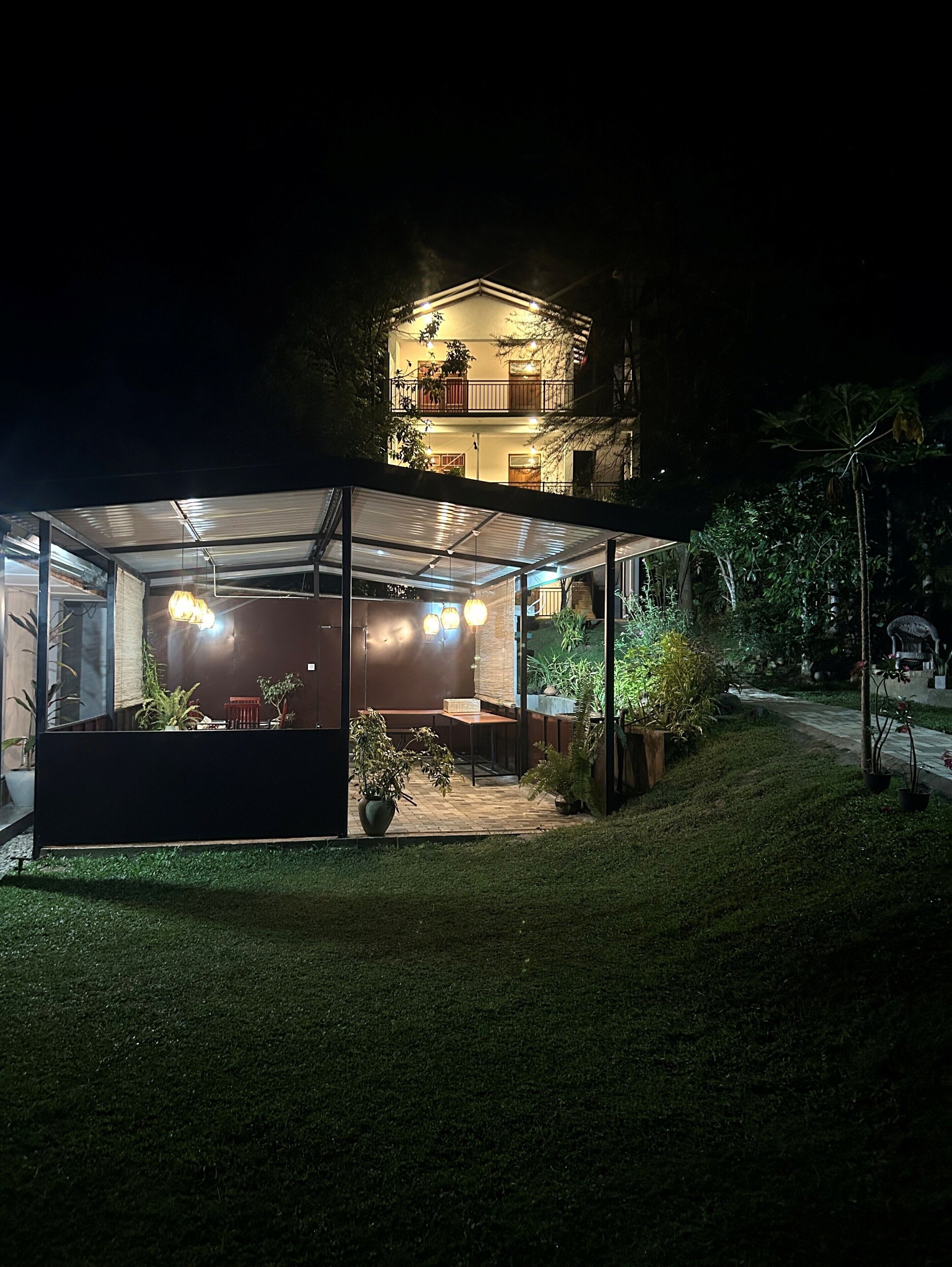 Front of property - evening/night