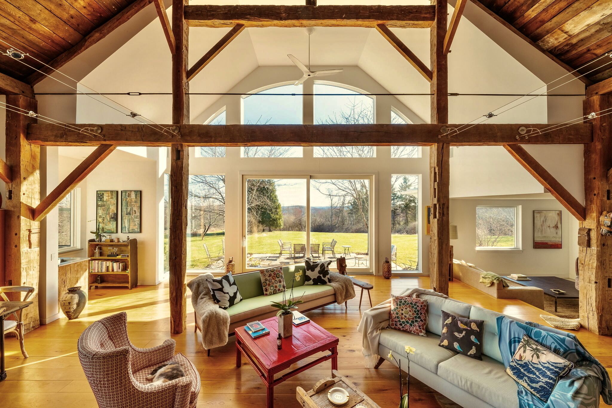 TV connectée, cheminée