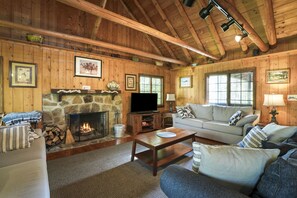 Fireplace, foosball, table tennis