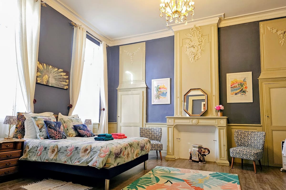 Family Double Room | Premium bedding, blackout drapes, WiFi (free), bed sheets