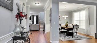 Charming 4-bedroom house Stylish Stay Minutes from The Battery + East Cobb Sport