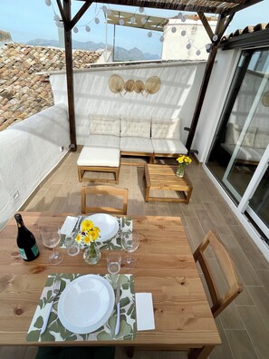 Outdoor dining - Loft Al Baglio Del Gelso (Balestrate)