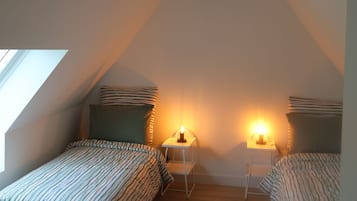 2 slaapkamers, wifi, beddengoed