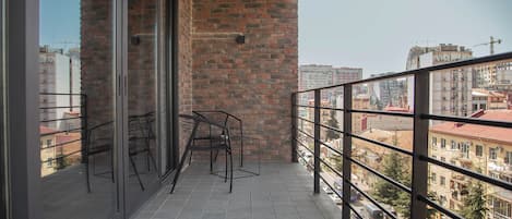Deluxe tweepersoonskamer, balkon | Uitzicht vanaf balkon