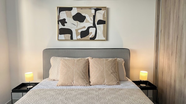 1 Schlafzimmer, Bügeleisen/Bügelbrett, kostenloses WLAN, Bettwäsche