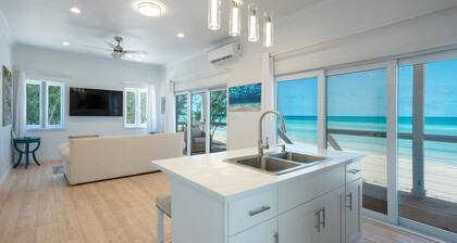 Brand new lovely beachfront 2-bedroom house with WiFi, AC in Governor's Harbour