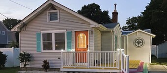 4-bedroom house in charming Lower Township with WiFi, AC