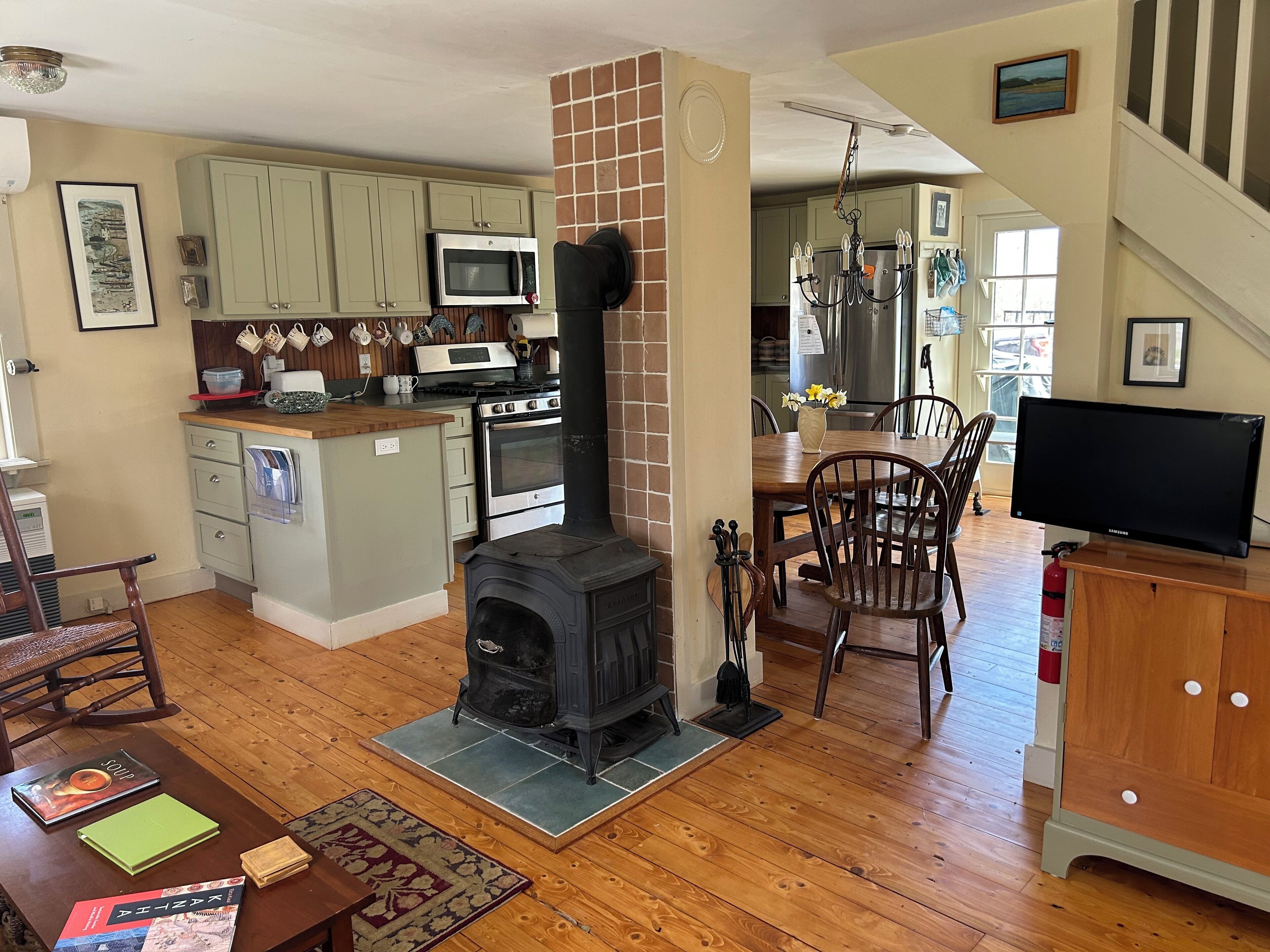 Downstairs open plan