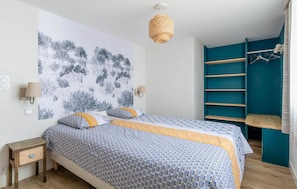 3 chambres, lit de bébé portatif, accès au Wi-Fi (inclus)
