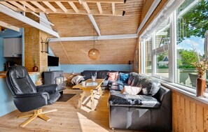 TV connectée, cheminée