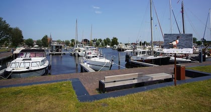 Waterfront holiday home with in green area Alde Feanen nature park