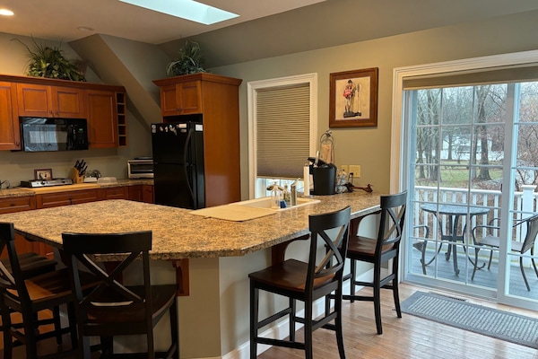 Kühlschrank, Mikrowelle, Herdplatte, Geschirrspüler